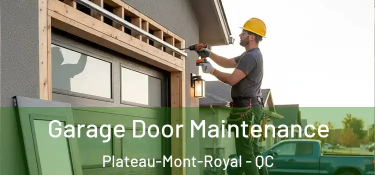  Garage Door Maintenance Plateau-Mont-Royal - QC