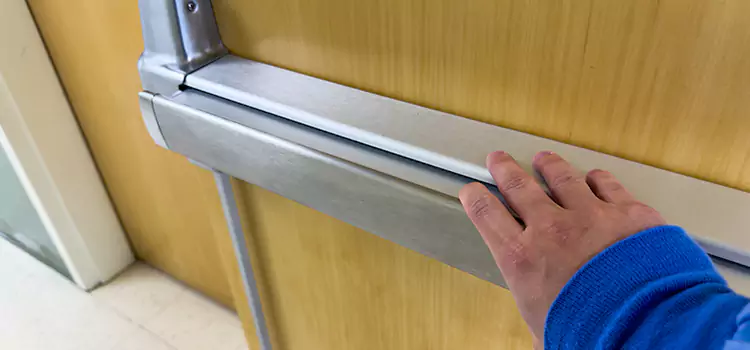 Installing a Push Bar on a Door Plateau-Mont-Royal